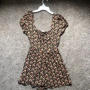 American Eagle Floral Romper